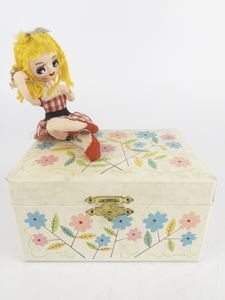 lot 97 image: Vintage JAYMAR Fascination 1960s Ballerina Music Box -Working