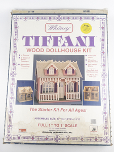 lot 107 image: 1980s Greenleaf Whitney Tiffani Dollhouse Kit in Original Box - Never Assembled
