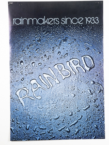 lot 244 image: RAINBIRD Rainmakers since 1933 Poster PN D31057