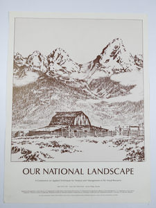 lot 247 image: Our National Landscape Conference Poster held in 1979