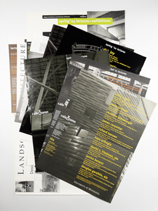 lot 250 image: Group of approx 8 College of Architecture and Landscape Architecture (U of M) Event Posters (see pictures)