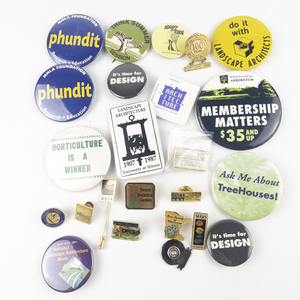 lot 295 image: Group of VINTAGE Buttons - Architecture and Landscape Architecture Themed 