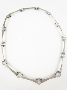 lot 304 image: Handcrafted Sterling Silver Neck chain or Pocket Watch Chain