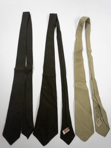 lot 278 image: Group of Three VINTAGE USAAF Enlisted Mans Ties - Circa 1946-1949