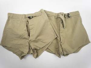 lot 279 image: Two pairs of VINTAGE USAAF Swim Trunks (Laundry number marked) circa 1946-1948