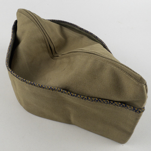 lot 284 image: VINTAGE&nbspUSAAF Summer Garrison Cap with BlueGold Piping circa 1947