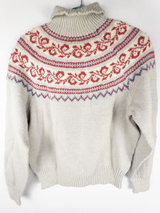lot 328 image: VINTAGE - VALLY SPORT (Norway) Handknit 100% Wool Sweater
