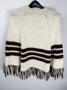 lot 331 image: VINTAGE Handknit Poncho