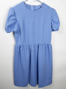 lot 338 image: VINTAGE Girls Dress with Puff Sleeves