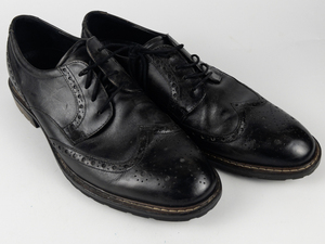 lot 352 image: Mens ECCO Vitrus Oxford Wingtip Shoes - Size 13