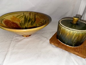 Vintage Bowl and Covered Dish