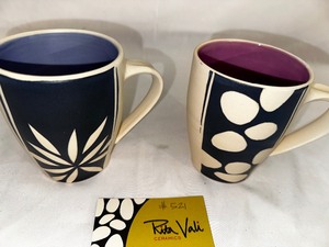 Pair of Rita Vali Ceramic Mugs
