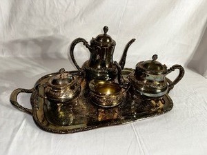 Vintage Silver Plated Coffee and Tea Set