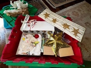 Variety of Holiday Ornaments as seen in photo