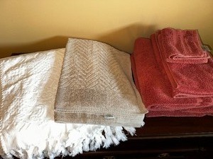 Set of Towels and Large Bath Sheets - Like New