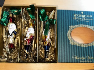Rare Waterford Ltd Edition Series Nutcracker Set of 3 Ornaments