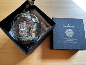 Waterford Crystal 2008 Times Square Snow Globe Ball Drop 100th Anniversary Ornament
