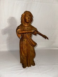 Hand carved Oak Dancing Girl Measuring 20 inches H