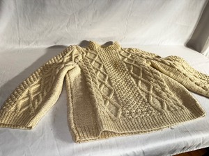 Vintage Irish Fisherman Cable Knit Sweater - XsmallSmall