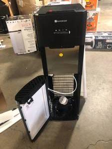 Glacier Bay Matte Black and Stainless Steel Bottom Load Water Dispenser   Customer Returns See Pictures