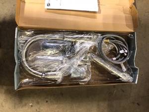 Glacier Bay Pull Down Kitchen Faucet, Stainless Steel, Kagan  Customer Returns See Pictures