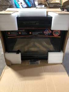 Classic Flame 28 in. Ventless Infrared Electric Fireplace Insert with Safer Plug  Customer Returns See Pictures