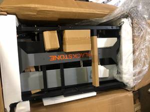 Blackstone 4-Burner Liquid Propane Outdoor Griddle with Hood in Black   Customer Returns See Pictures