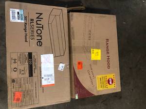 Lot of Assorted Range Hoods  Various Models and Conditions Customer Returns See Pictures