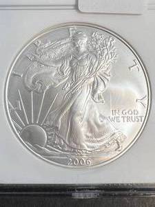 2006 AMERICAN SILVER EAGLE NGC MS70