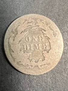 1891 US SEATED LIBERTY DIME