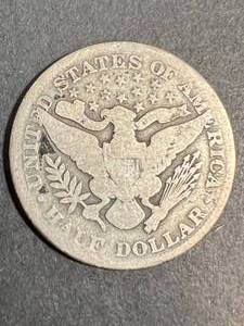 1901 US BARBER HALF DOLLAR