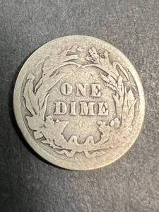 1914 US BARBER DIME