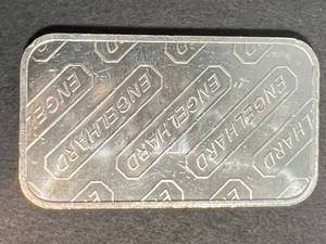 1 TROY OZ .999 FINE SILVER ENGELHARD BAR