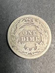 1913 US BARBER DIME