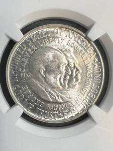 1952 US WASHINGTON-CARVER HALF DOLLAR NGC MS64
