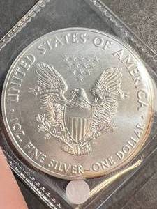 2019 AMERICAN SILVER EAGLE 1 TROY OZ .999 FINE SILVER