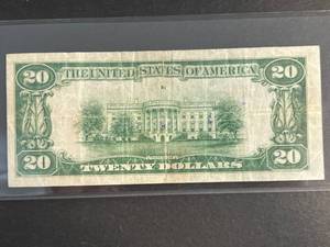 1929 US $20 FEDERAL RESERVE BANK OF MINNEAPOLIS NOTE