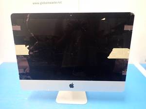 lot 11 image: Apple&nbspiMac16,2 A1418 MK442LLA AIO PC &nbspINTEL(R) CORE(TM) I5-5575R CPU  2.80GHZ  16GB DDR3 RAM  1TB HDD  Includes IOS and power cable  screen has some cracks, screen taped on
