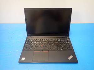 lot 23 image: Lenovo&nbspThinkPad E15 Laptop &nbspINTEL CORE I5-10210U 2.10 Ghz  8GB DDR4 SDRAM  256GB SSD  15.6 screen with 1920 x 1080 HD Resolution  Includes Charger  Crack in bezel, sign of wear on palm rest and case