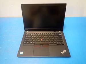 lot 26 image: Lenovo&nbspThinkPad T490s Laptop &nbspINTEL CORE I5-8365U 1.6 Ghz  8GB DDR4 SDRAM  256GB HD  14 screen with 1920 x 1080 HD Resolution  No Battery  No Cables  wear on mouse pad, scratches on top left corner