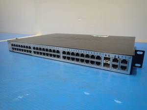 lot 34 image: D-Link&nbspDES-1252 Network Switch  48 x RJ45 Ports  Includes CAB-AC power cable 