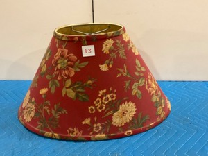 lot 83 image: Floral Lamp Shade
