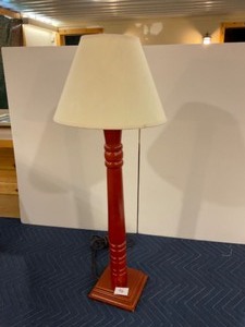 lot 96 image: Table Lamp  Wood