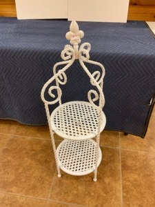 lot 97 image: Wrought Iron Plant Stand
