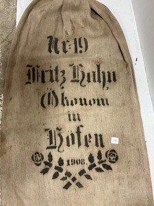 lot 10 image: Antique 1908 German Coffee Bag
