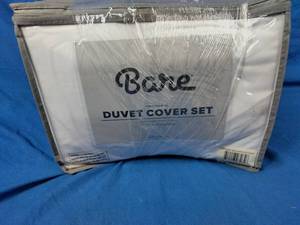 New Bare Twin Duvet Cover and Thomas Lighting Polished Brass Hanging Light