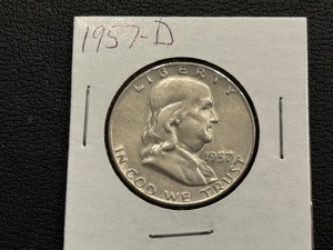 1957-D Franklin Half Dollar