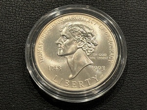 1993-P Jefferson Silver Dollar