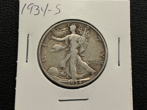 1934-S Walking Liberty Half Dollar