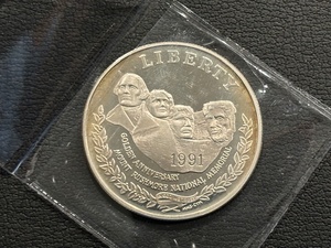 1991-S Mount Rushmore Silver Dollar Proof